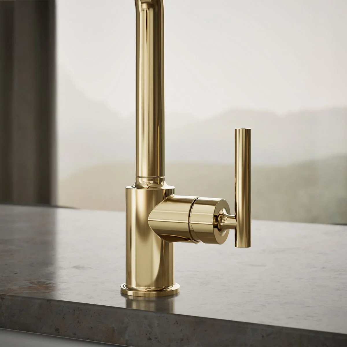 KOHLER K-7508 Purist Single-handle kitchen sink faucet with side sprayer - Image 18