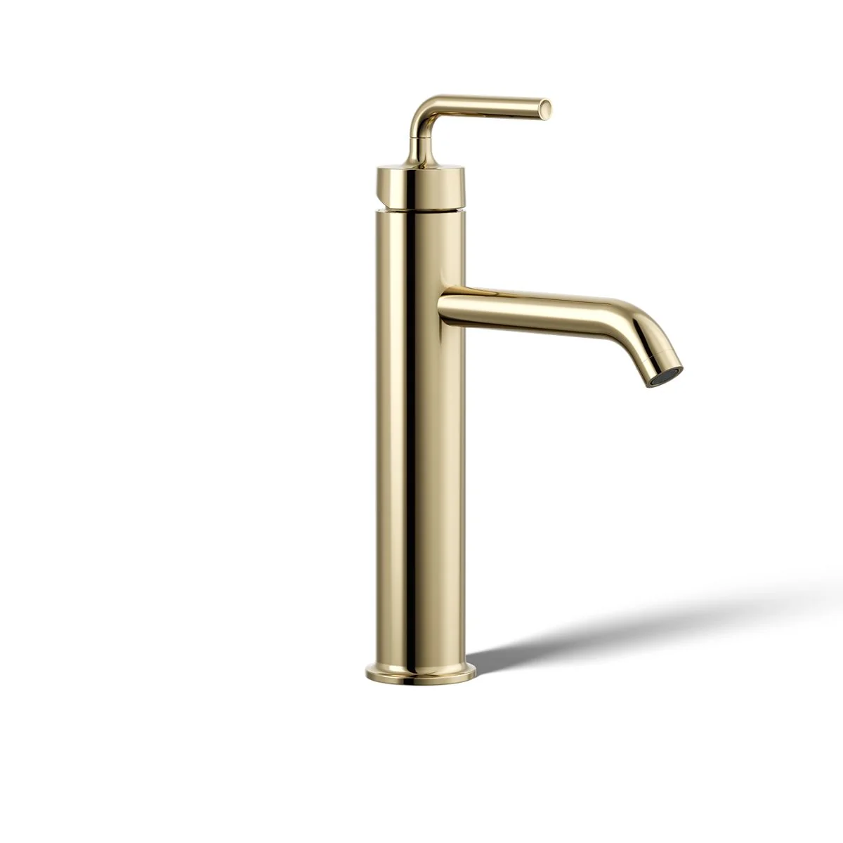 KOHLER K-14404-4A Purist Tall single-handle bathroom sink faucet with Lever handle, 1.2 gpm - Image 10