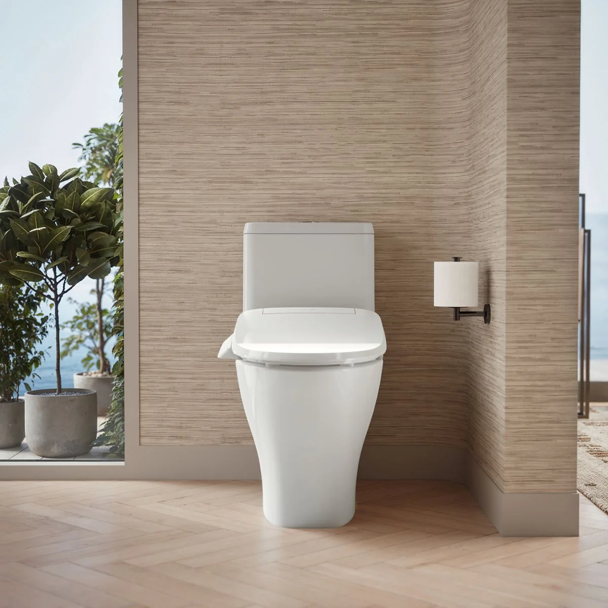 KOHLER K-23188-HC Reach Hidden cord one-piece compact elongated toilet with skirted trapway, dual-flush - Image 5