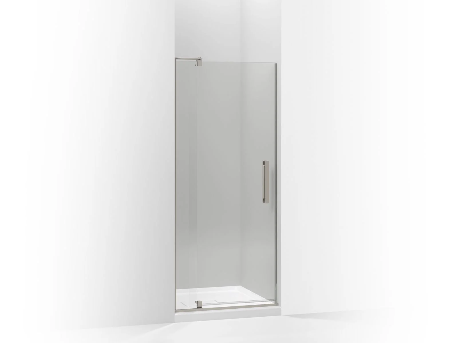 KOHLER K-707500-L Revel Pivot shower door, 70" H x 27-5/16 - 31-1/8" W, with 1/4" thick Crystal Clear glass - Image 2