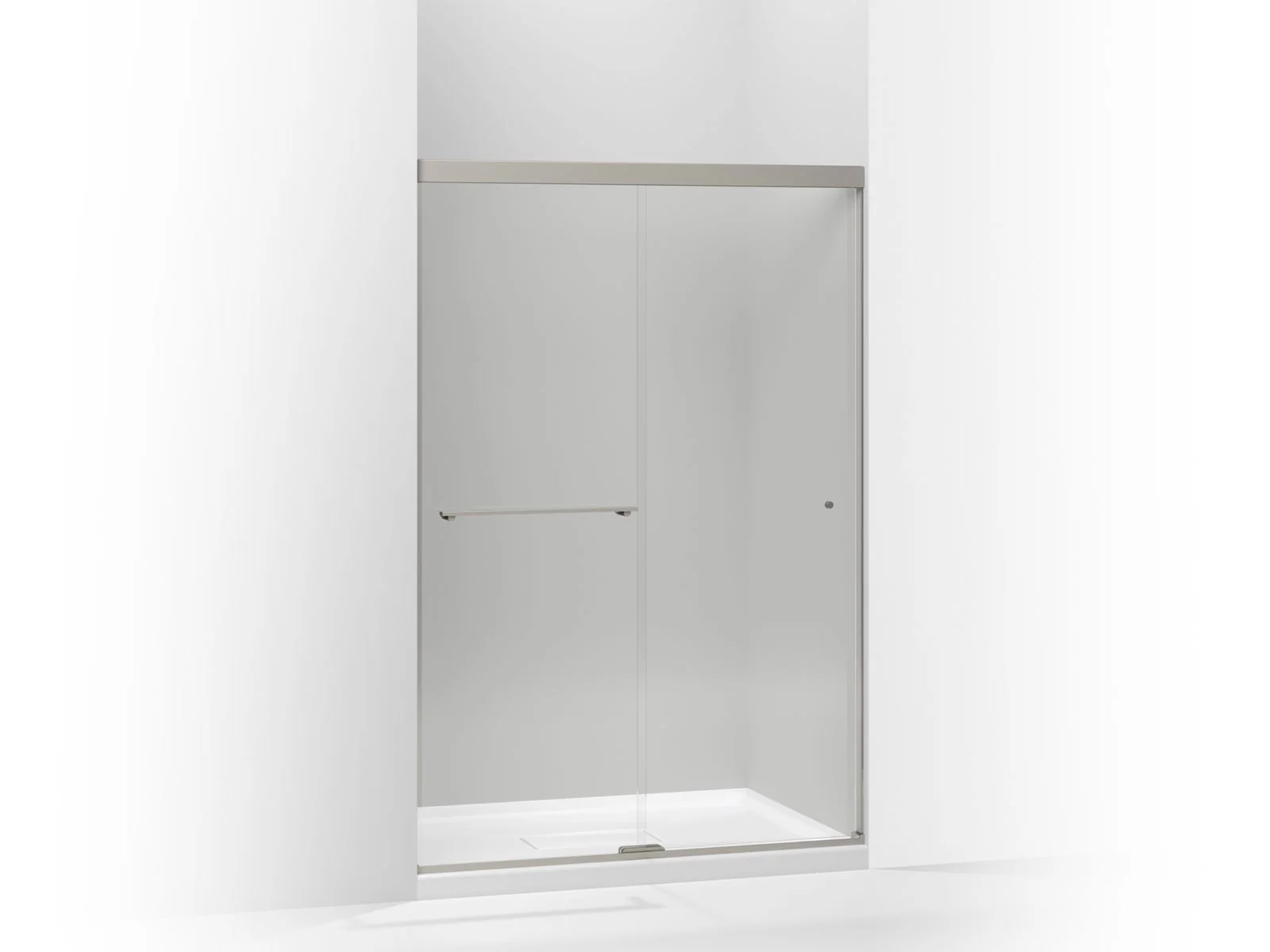 KOHLER K-707100-L Revel Sliding shower door, 70" H x 44-5/8 - 47-5/8" W, with 1/4" thick Crystal Clear glass - Image 2