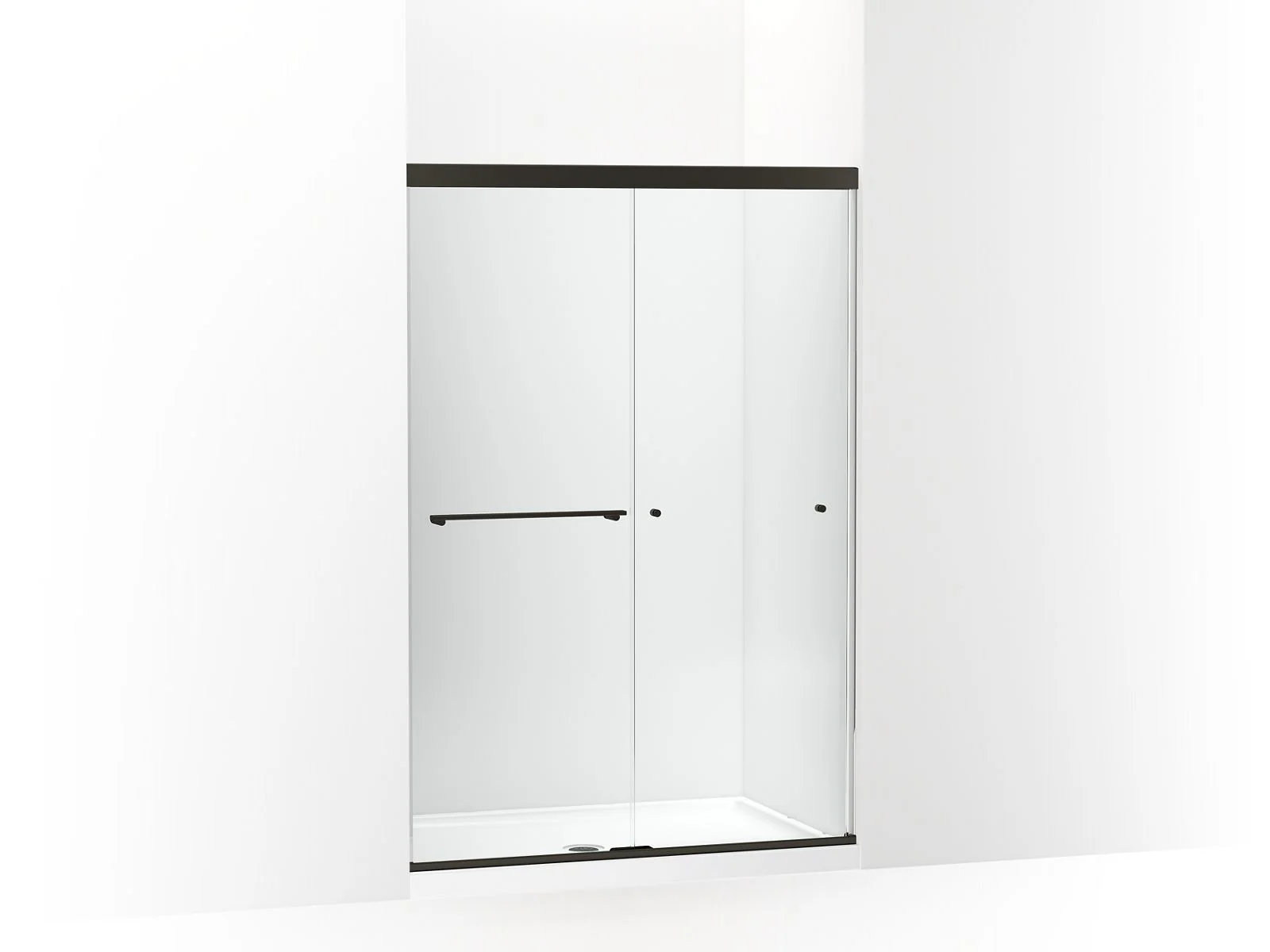 KOHLER K-707101-L Revel Sliding shower door, 70" H x 44-5/8 - 47-5/8" W, with 5/16" thick Crystal Clear glass