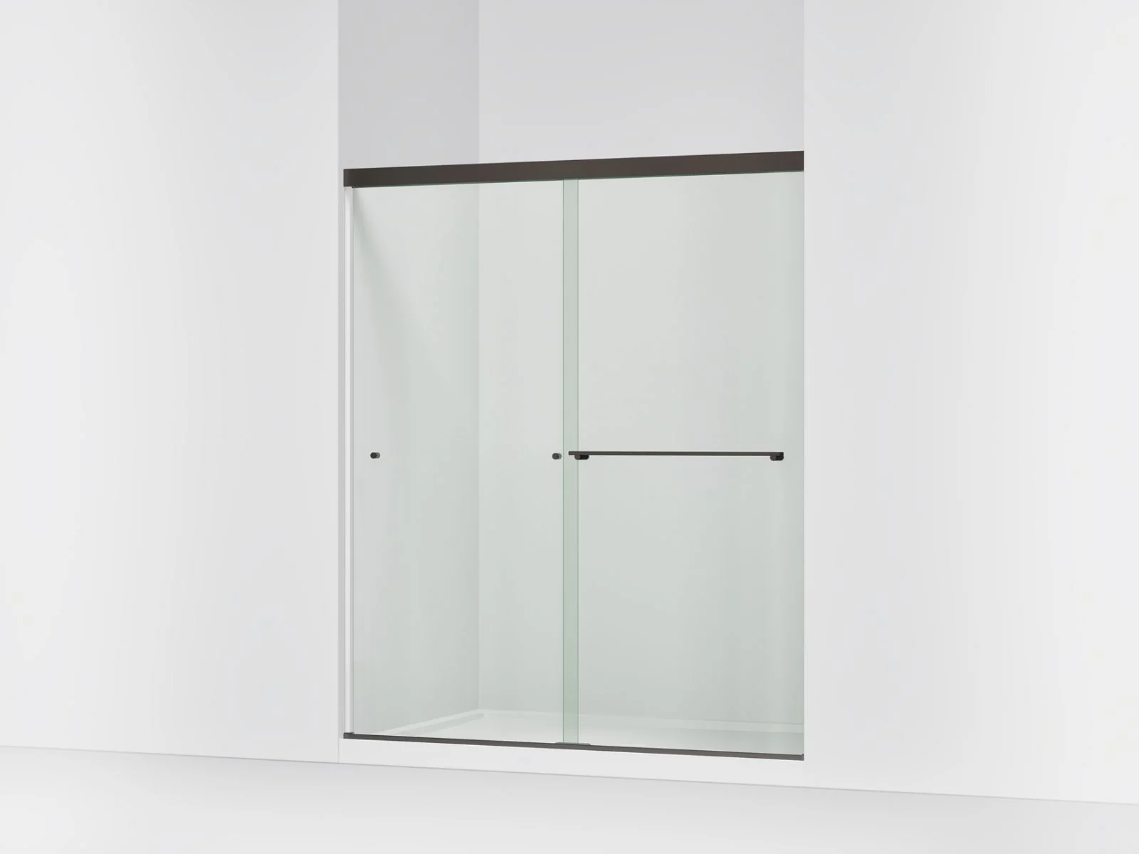 KOHLER K-707201-L Revel Sliding shower door, 70" H x 56-5/8 - 59-5/8" W, with 5/16" thick Crystal Clear glass - Image 4