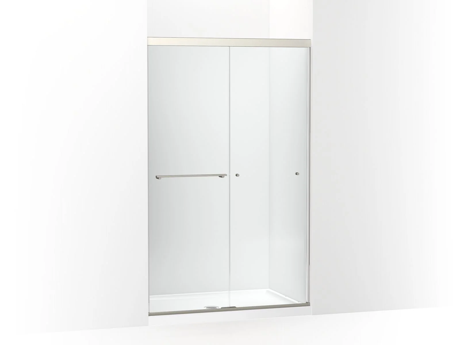 KOHLER K-707106-L Revel Sliding shower door, 76" H x 44-5/8 - 47-5/8" W, with 5/16" thick Crystal Clear glass - Image 2