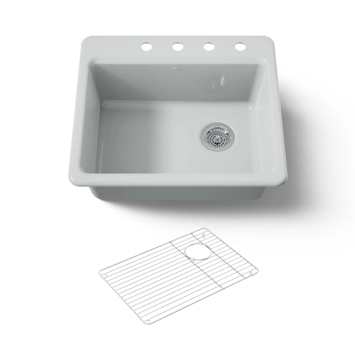 KOHLER K-5872-4A1 Riverby 25" top-mount single-bowl kitchen sink - Image 15