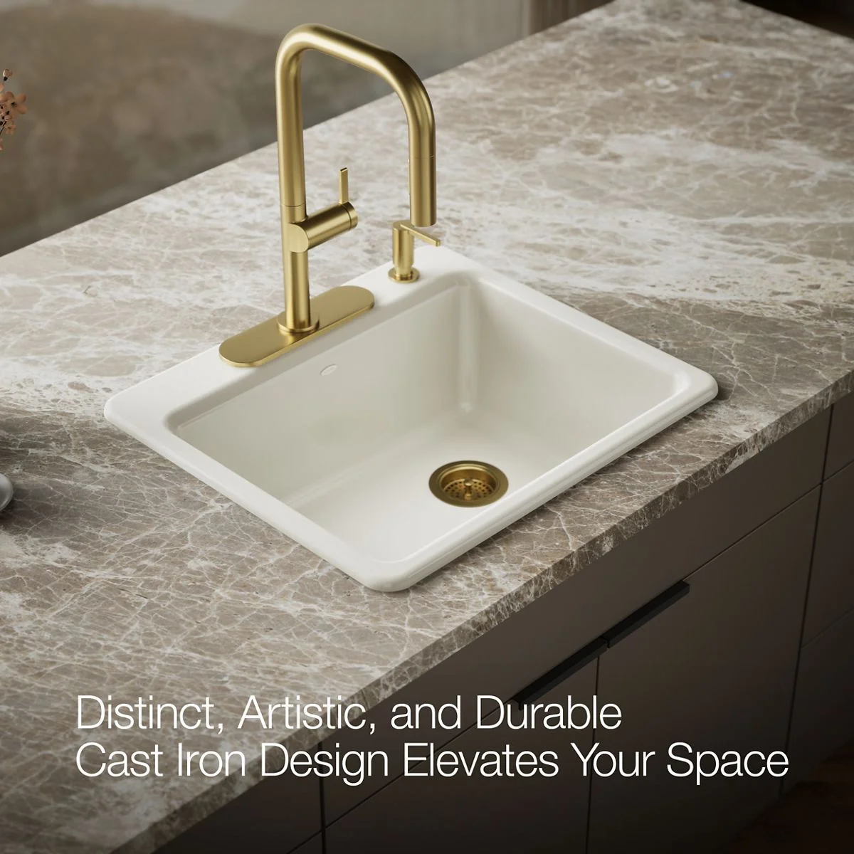 KOHLER K-5872-4A1 Riverby 25" top-mount single-bowl kitchen sink - Image 24