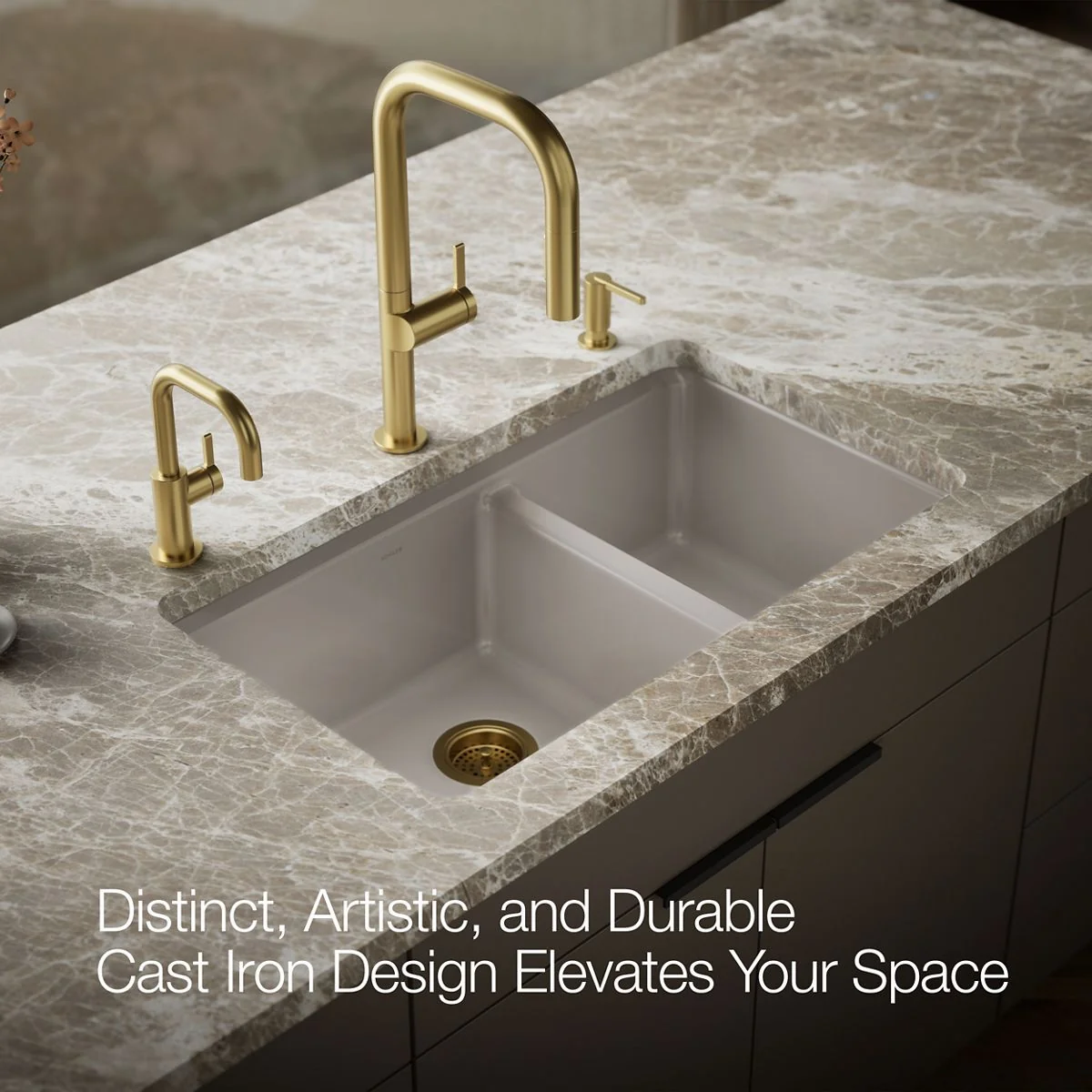 KOHLER K-8669-5UA3 Riverby 33" undermount double-bowl workstation kitchen sink - Image 44