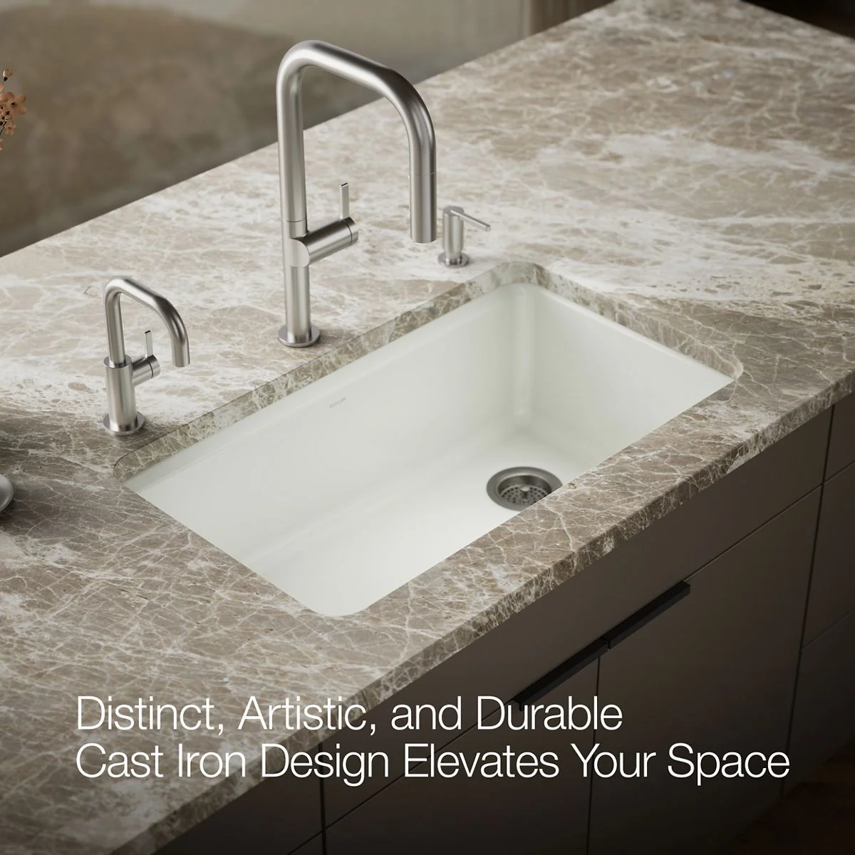 KOHLER K-5871-5UA3 Riverby 33" undermount single-bowl workstation kitchen sink - Image 38