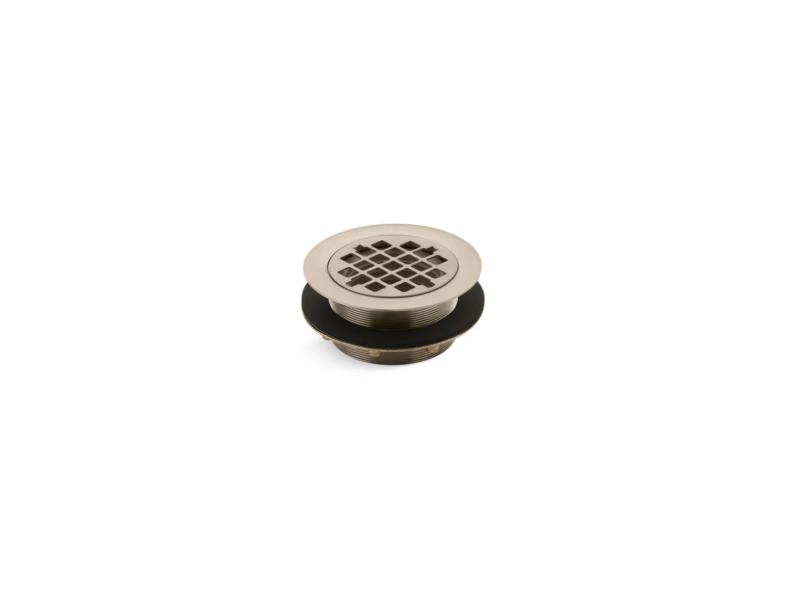 KOHLER K-9132 Round shower drain for use with plastic pipe, gasket included - Image 4