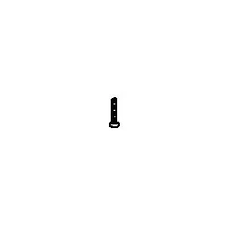 KOHLER K-1017273 Screw, 6-32 X .875, Countersunk - Image 2