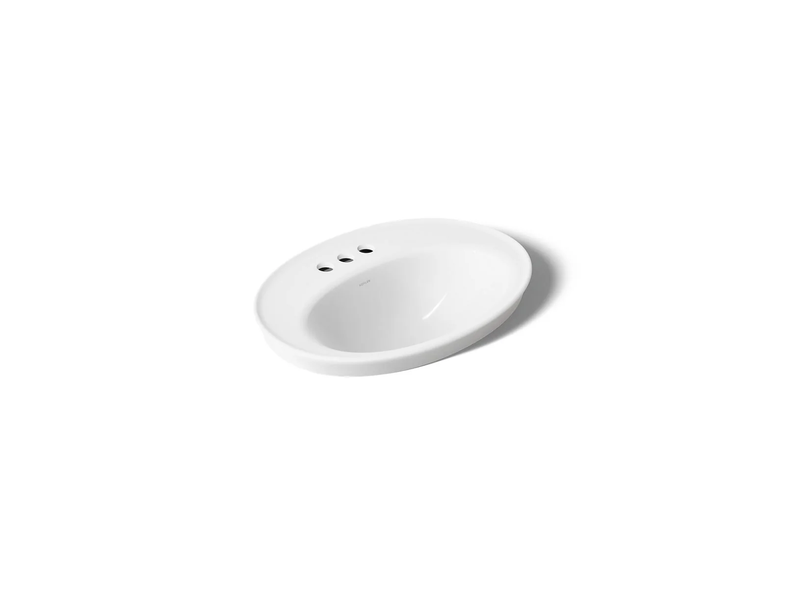 KOHLER K-2075-4 Serif 22-1/4" oval drop-in bathroom sink - Image 8