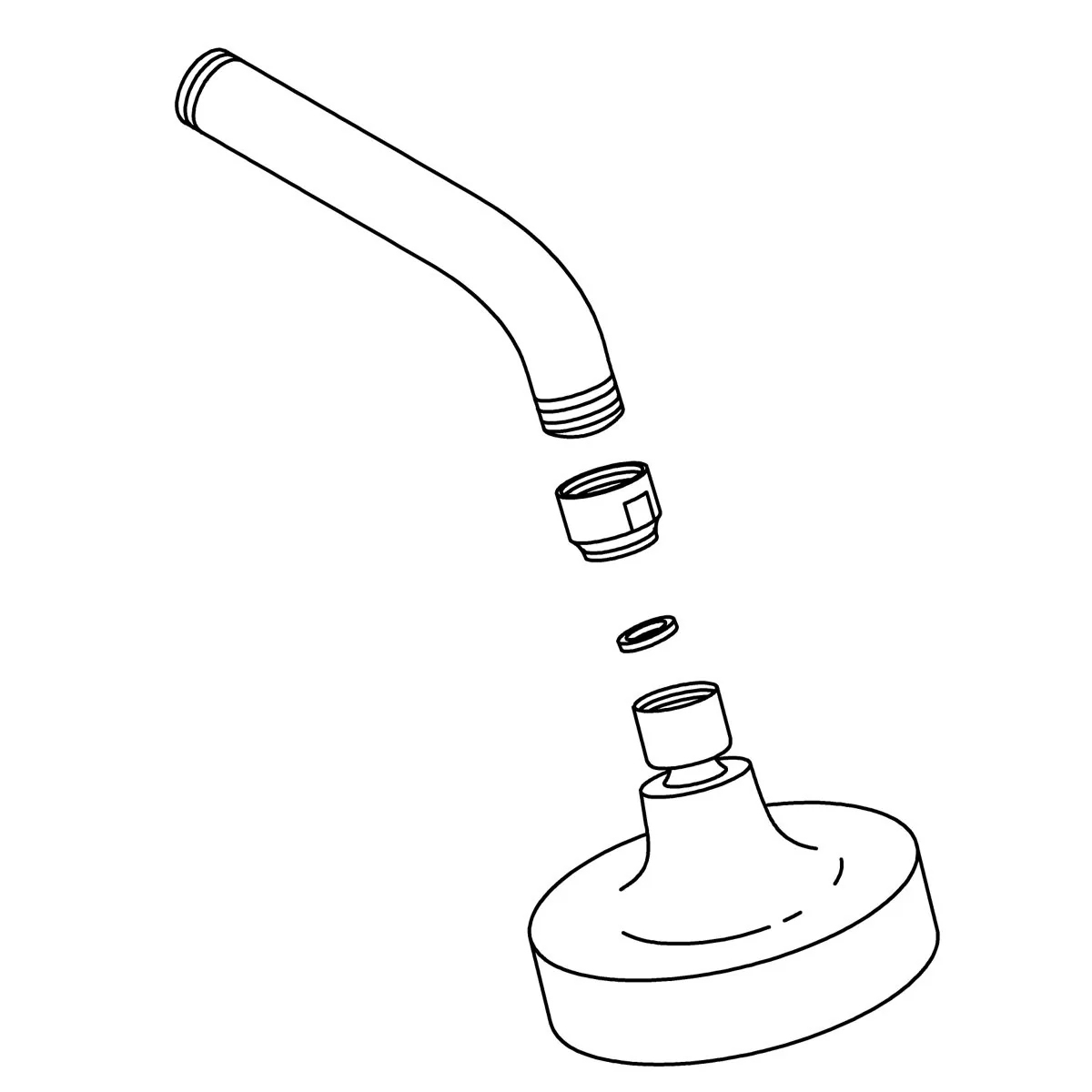 KOHLER K-1152951 Showerhead And Arm Kit, S.F.