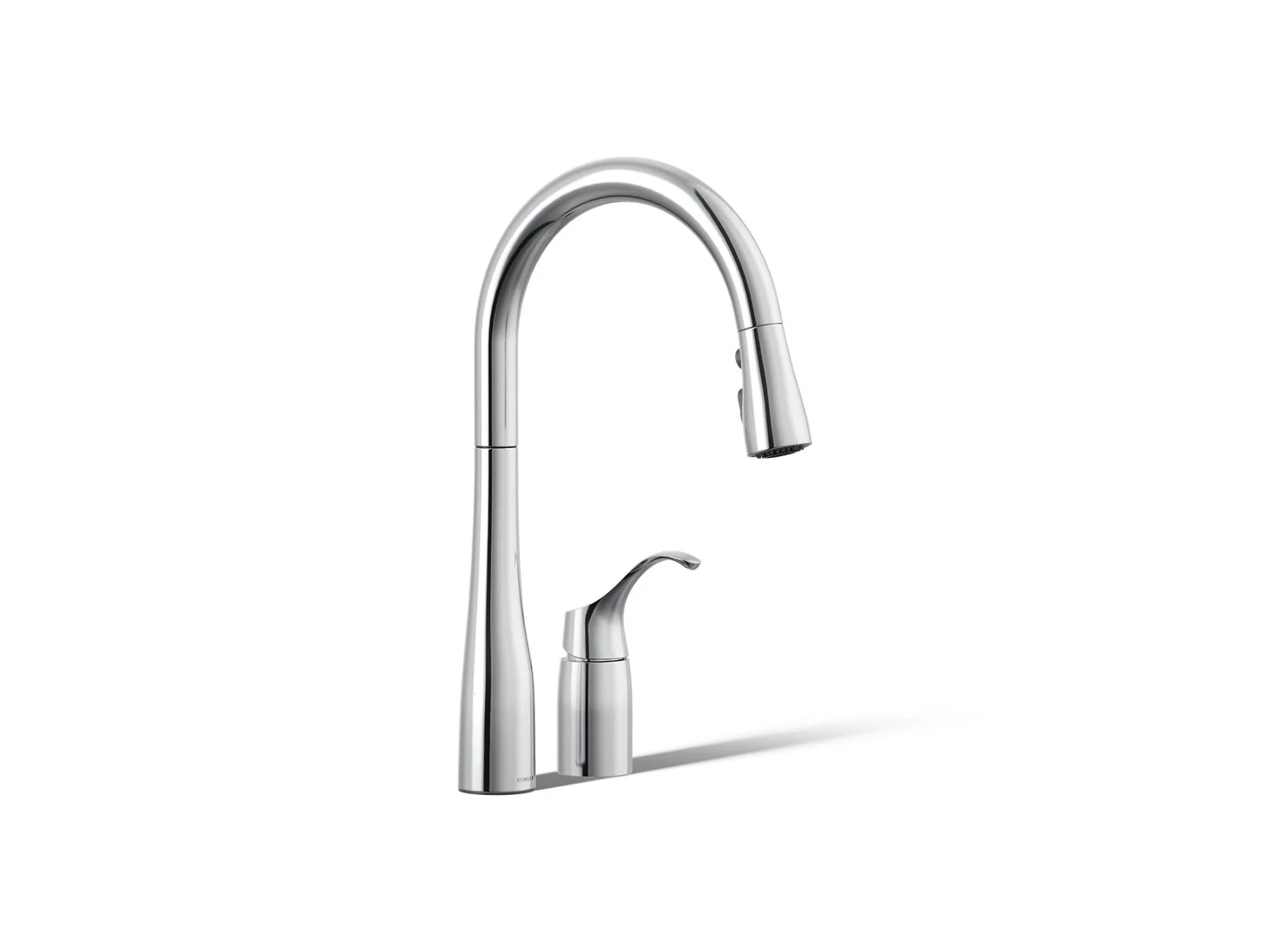 KOHLER K-647 Simplice Pull-down kitchen sink faucet with three-function sprayhead - Image 9