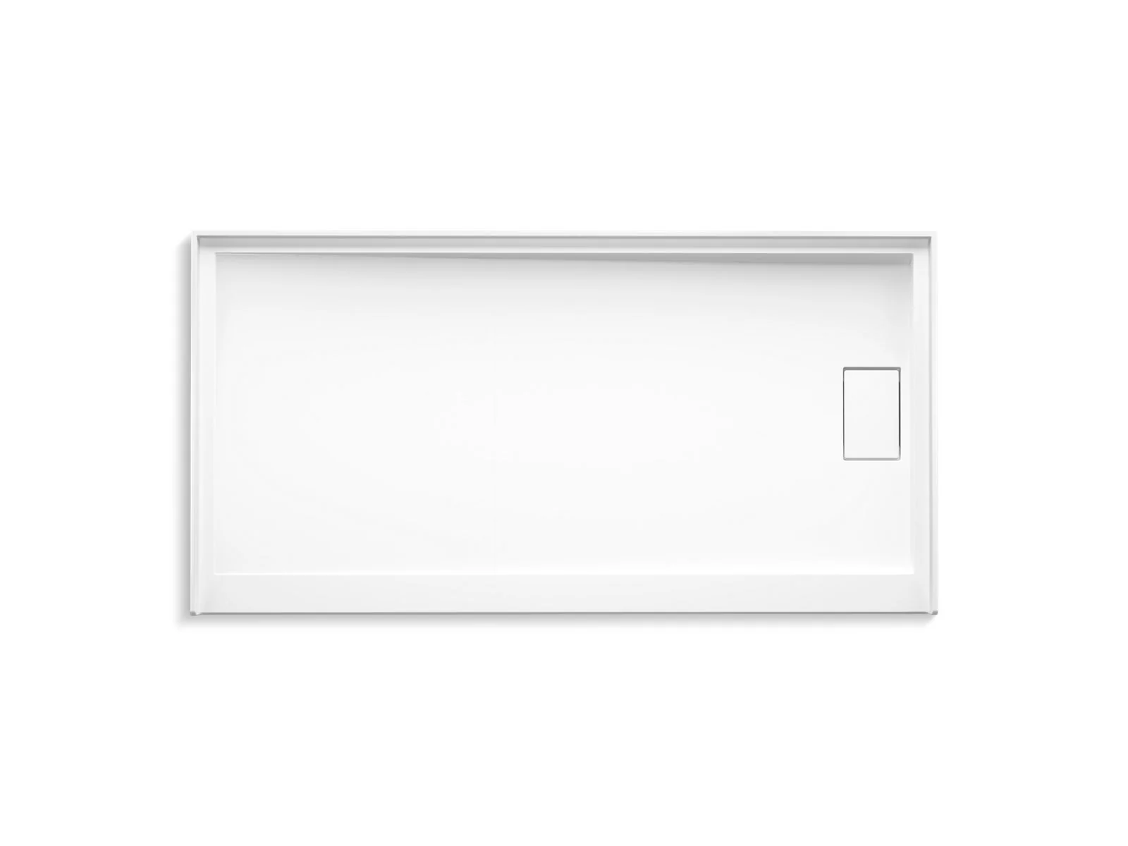 KOHLER K-44159 Stoneridge 66" x 34" alcove shower base, right drain - Image 2
