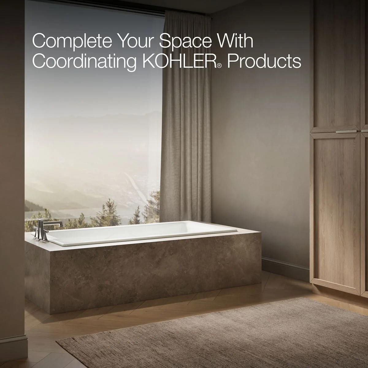 KOHLER K-863 Tea-for-Two 71-3/4" x 36" drop-in bath - Image 34