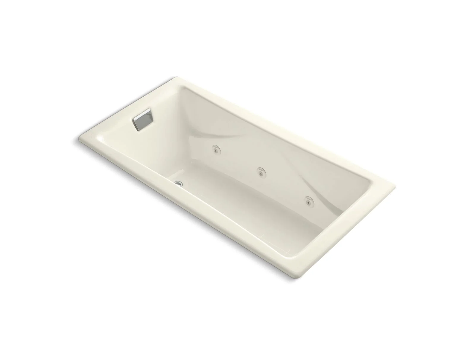 KOHLER K-865-JHB Tea-for-Two 71-3/4" x 36" drop-in/undermount whirlpool bath - Image 3