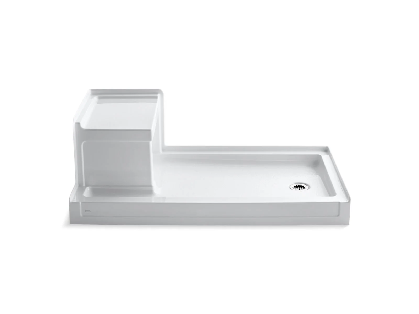 KOHLER K-1976 Tresham 60" x 32" alcove shower base, right drain - Image 4
