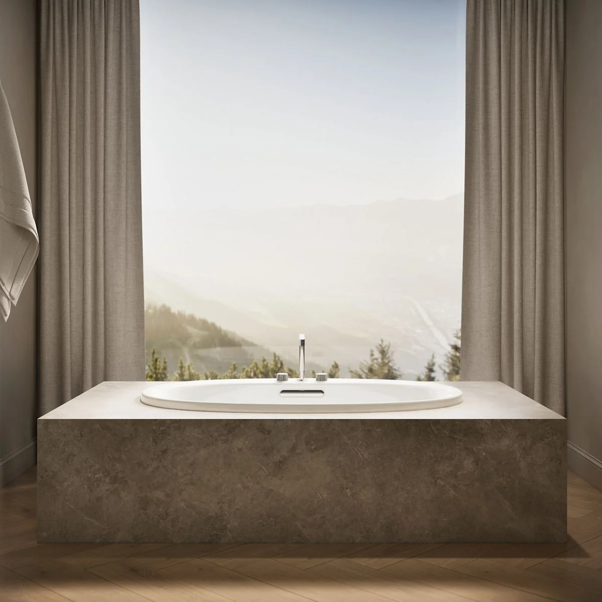 KOHLER K-5713 Underscore 59-3/4" x 35-3/4" drop-in bath - Image 9