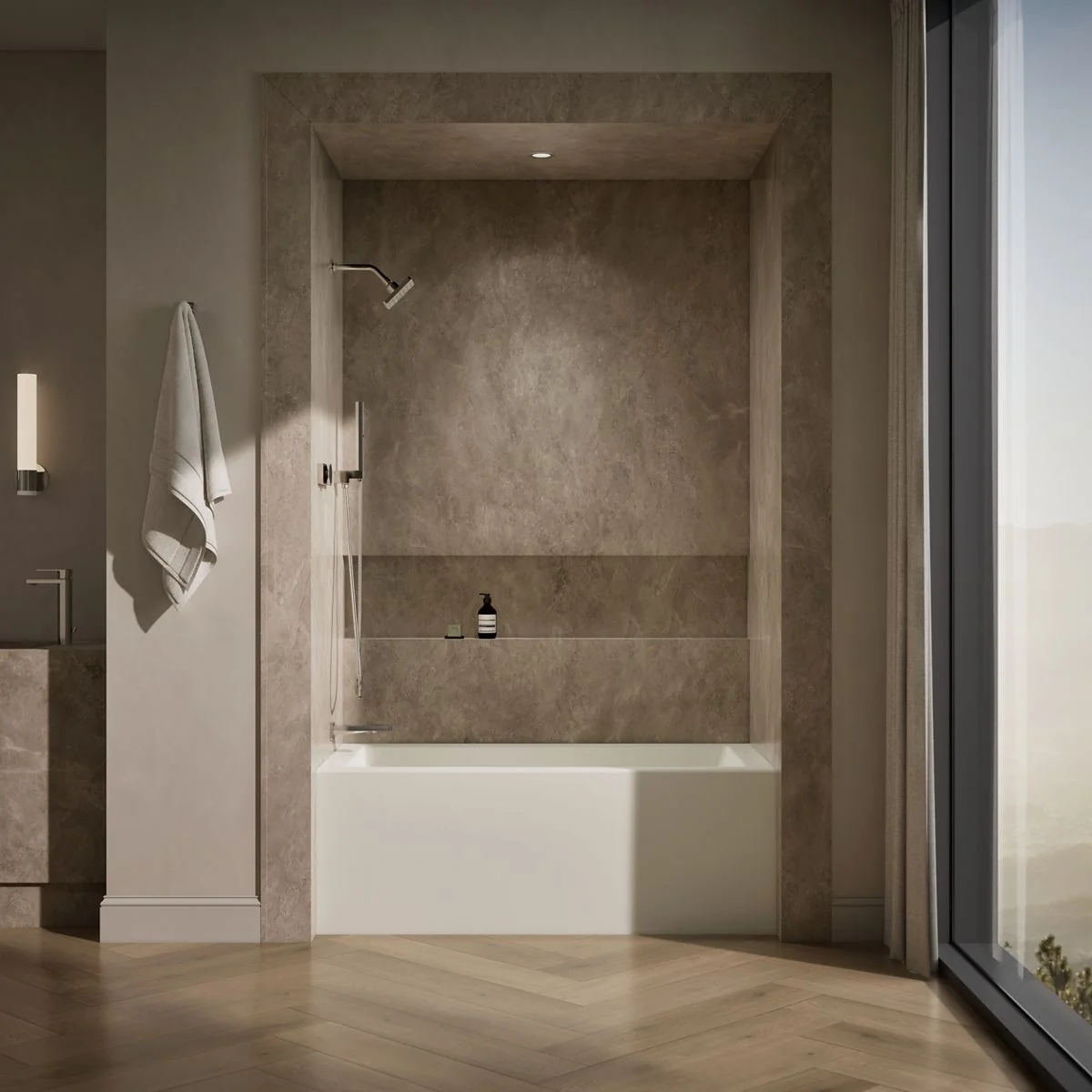 KOHLER K-1956-LA Underscore 60" x 30" alcove bath, left drain - Image 21
