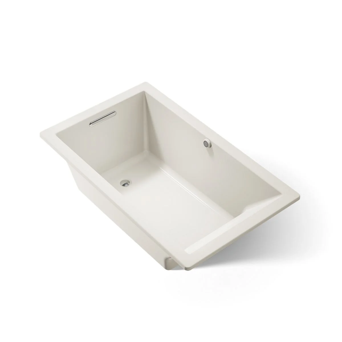 KOHLER K-1848-W1 Underscore 60" x 36" drop-in bath with Bask heated surface - Image 10