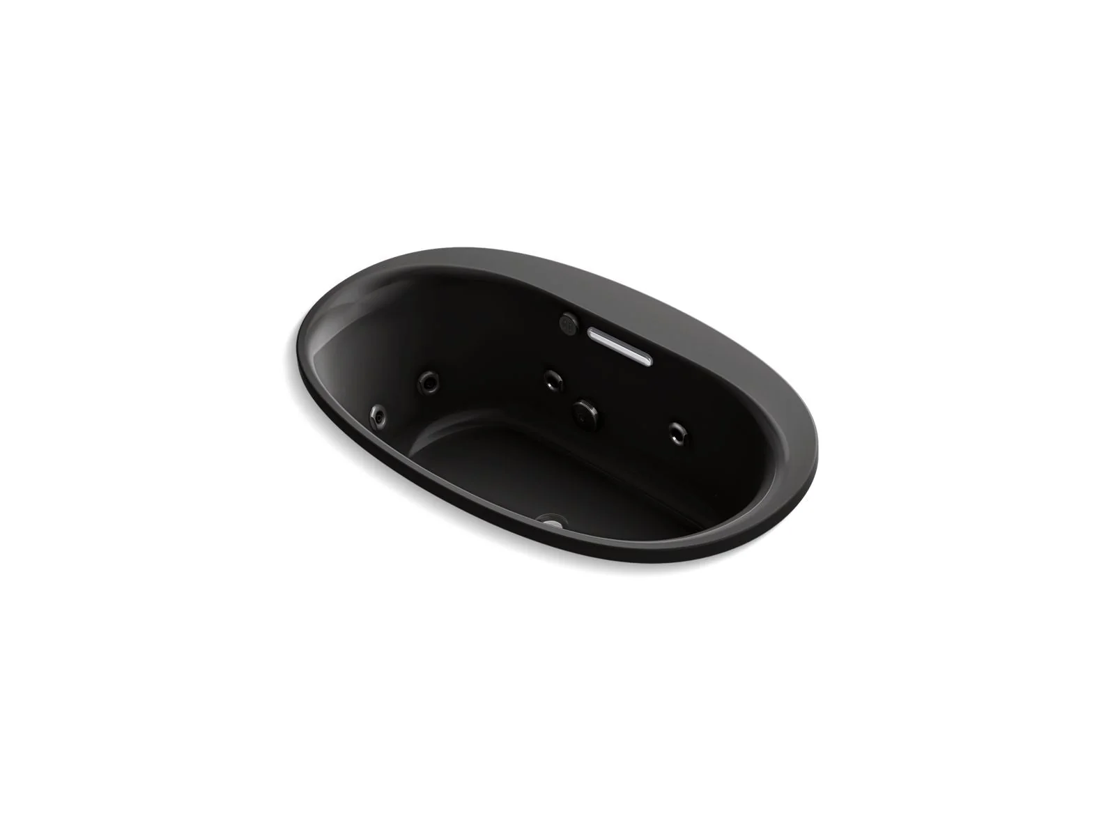 KOHLER K-5714-JH Underscore 60" x 36" drop-in heated whirlpool bath - Image 3