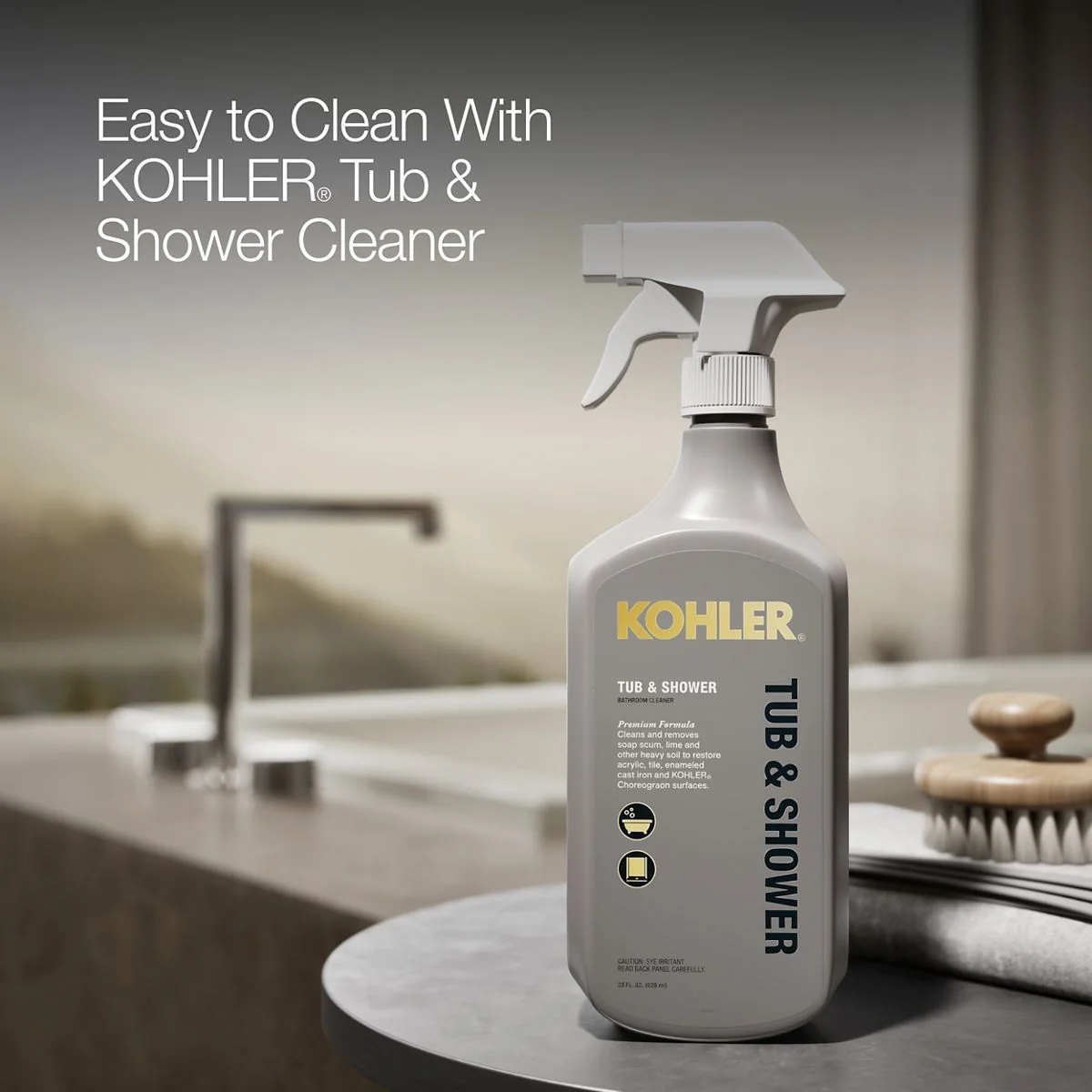 KOHLER K-1821 Underscore 66" x 32" drop-in bath - Image 9