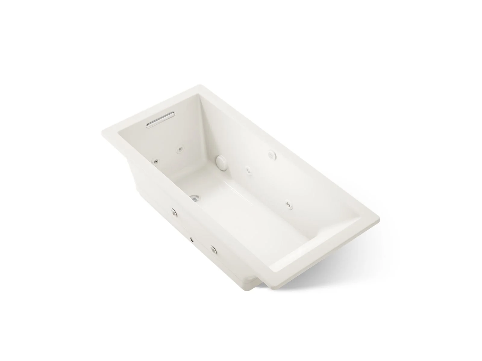 KOHLER K-1822-XHGH Underscore 66" x 32" drop-in Heated BubbleMassage air bath with whirlpool - Image 22