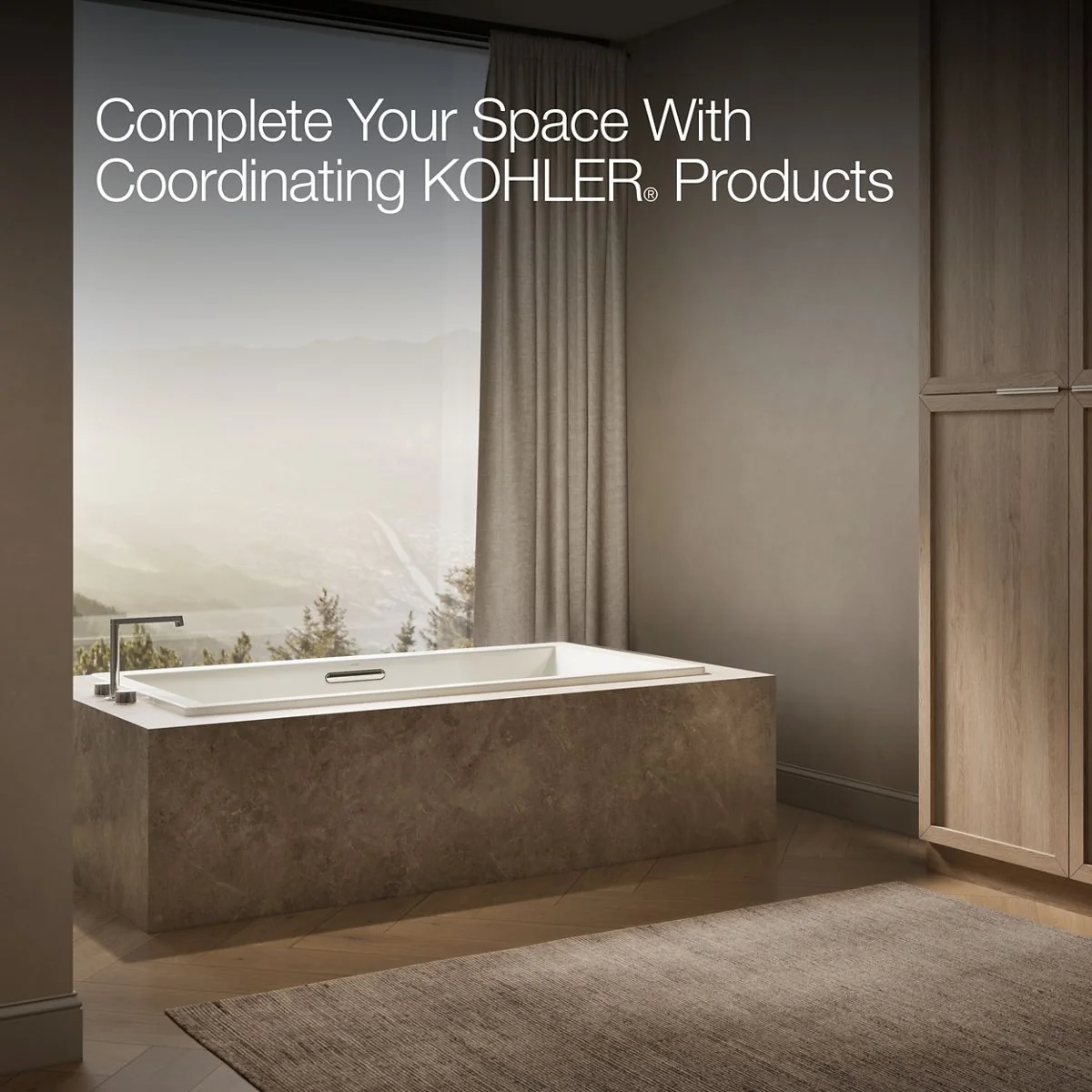 KOHLER K-1834 Underscore 72" x 36" drop-in bath - Image 8