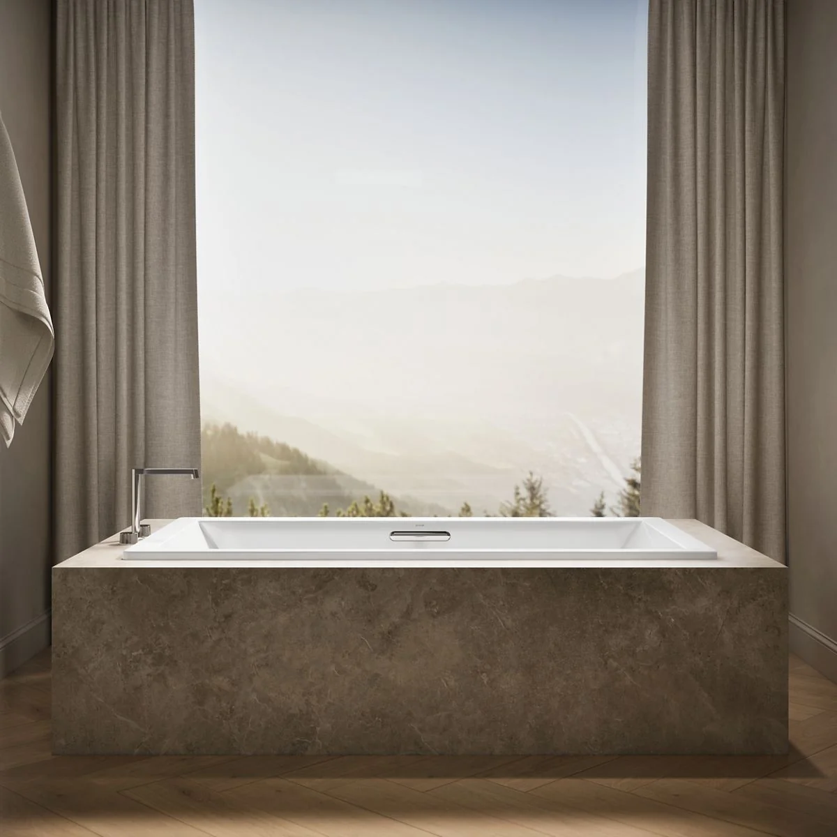 KOHLER K-1834-W1 Underscore 72" x 36" drop-in bath with Bask heated surface - Image 24