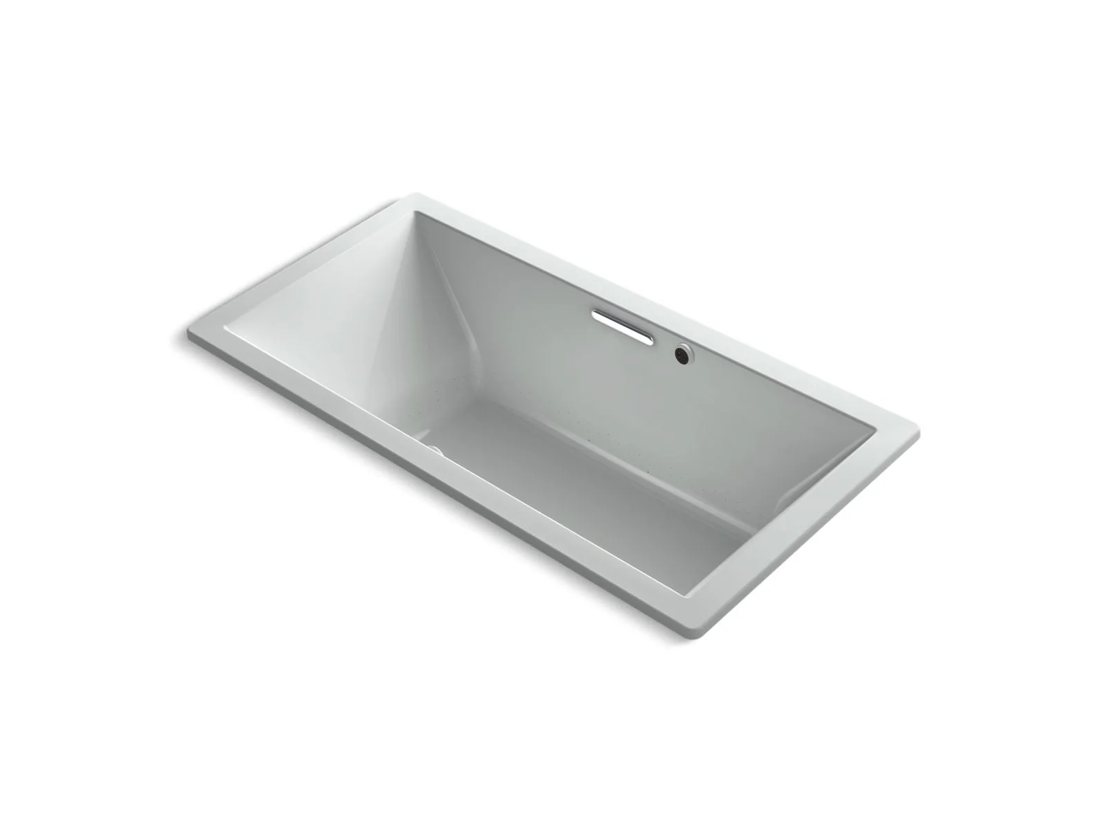 KOHLER K-1835-GHW Underscore 72" x 36" drop-in Heated BubbleMassage air bath with Bask heated surface - Image 4