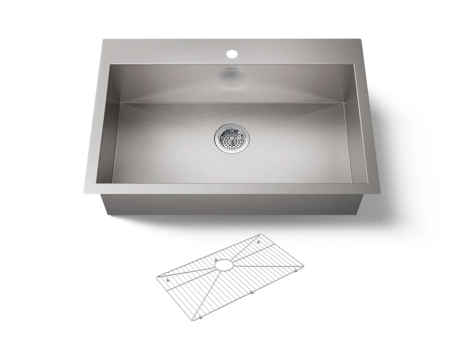 KOHLER K-3821-1 Vault 33" top-/undermount single-bowl kitchen sink - Image 2