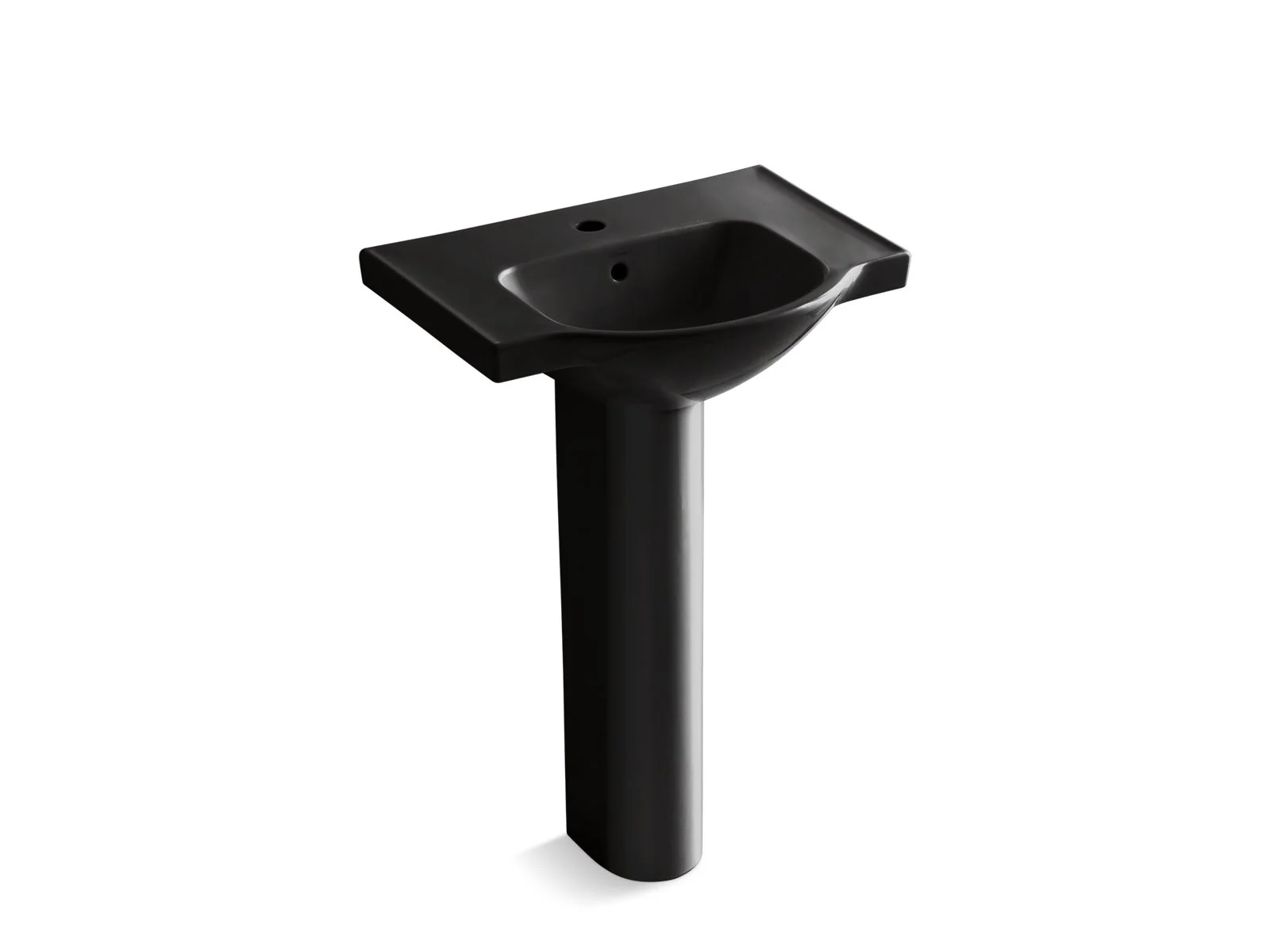 KOHLER K-5266-1 Veer 24" rectangular pedestal bathroom sink