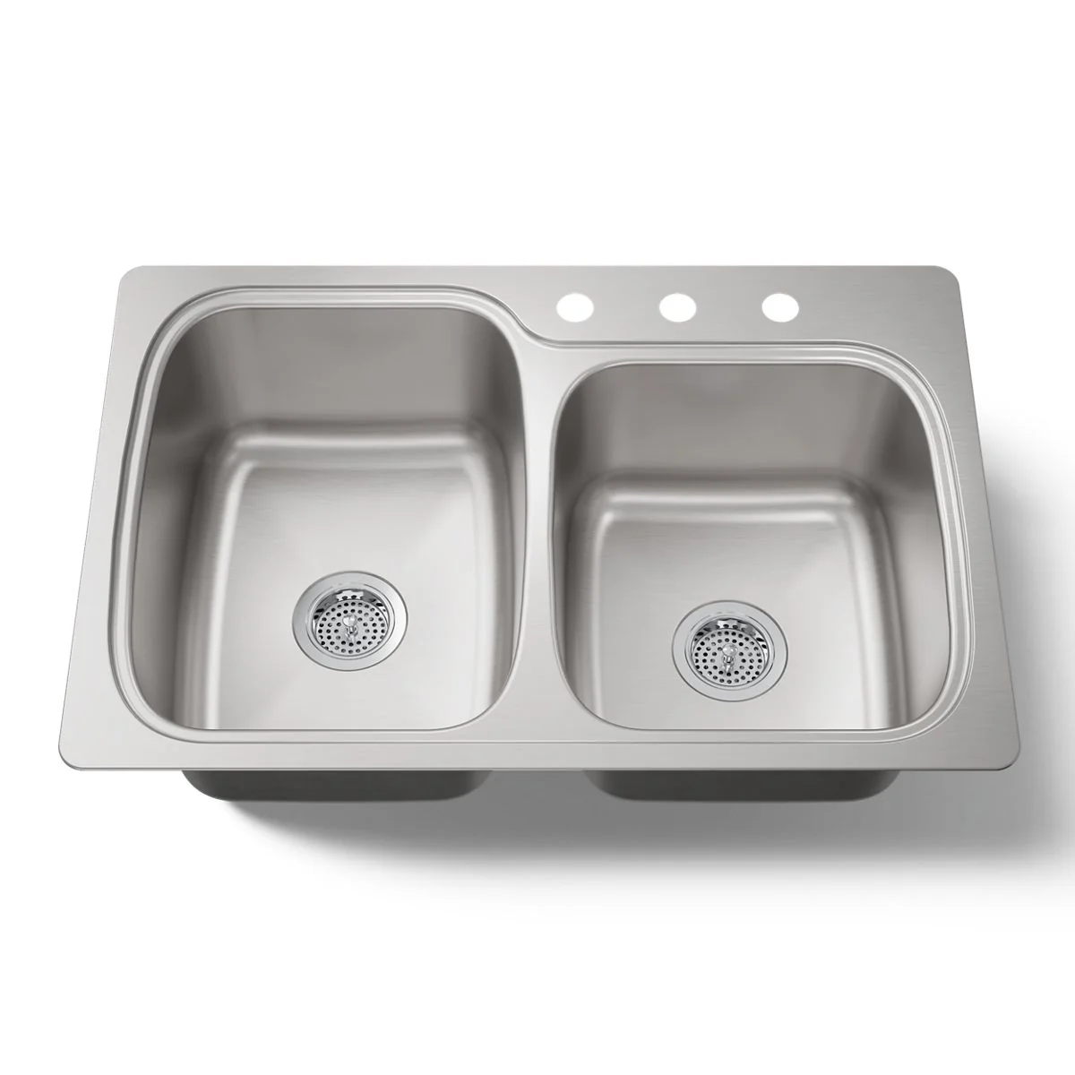 KOHLER K-75791-3 Verse 33" top-/undermount double-bowl kitchen sink - Image 5