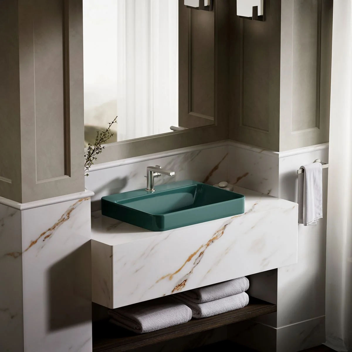 KOHLER K-2660-1 Vox 23" rectangular vessel bathroom sink - Image 24