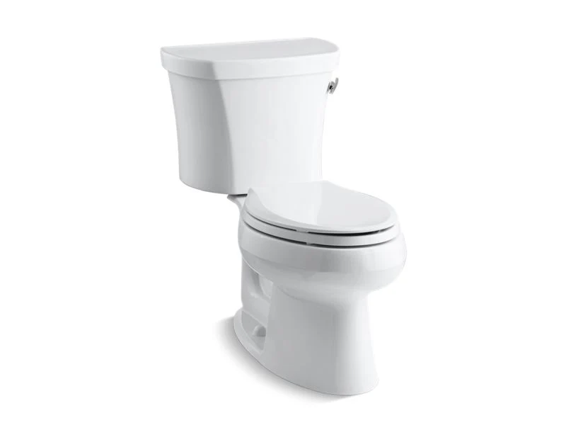 KOHLER K-3948-RA Wellworth Two-piece elongated toilet, 1.28 gpf
