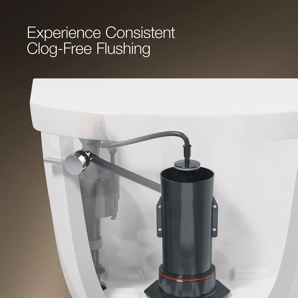 KOHLER K-3998-RA Wellworth Two-piece elongated toilet, 1.28 gpf - Image 11