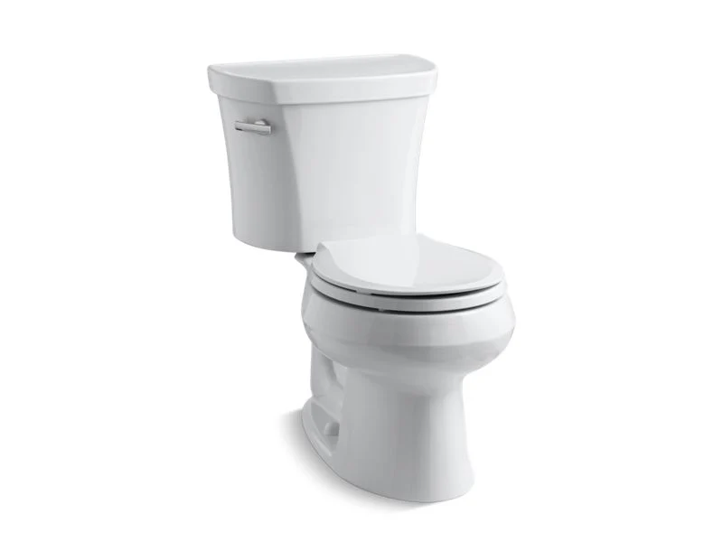 KOHLER K-3947-U Wellworth Two-piece round-front toilet, 1.28 gpf