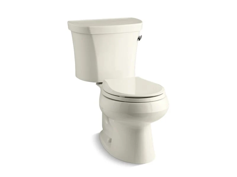 KOHLER K-3947-RZ Wellworth Two-piece round-front toilet, 1.28 gpf - Image 3