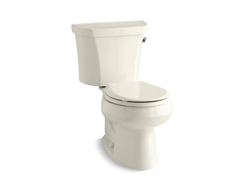 KOHLER K-3997-RA Wellworth Two-piece round-front toilet, 1.28 gpf - Image 3