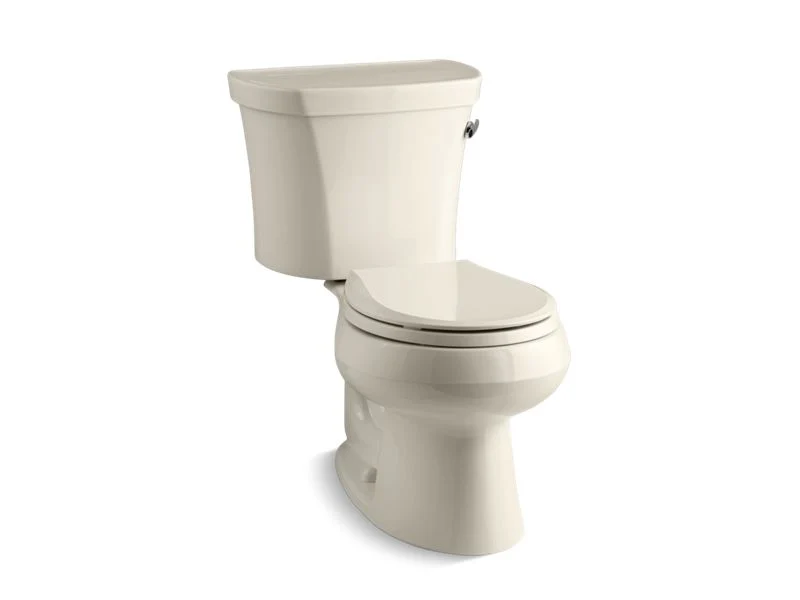 KOHLER K-3947-UR Wellworth Two-piece round-front toilet, 1.28 gpf - Image 2