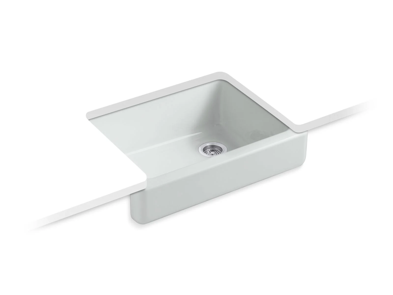 KOHLER K-6486 Whitehaven 29-1/2" undermount single-bowl farmhouse kitchen sink - Image 7