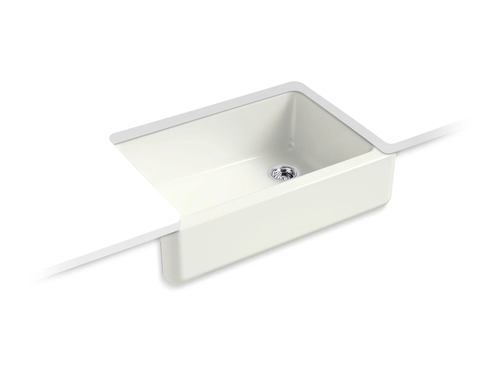 KOHLER K-5827 Whitehaven 32-3/4" undermount single-bowl farmhouse kitchen sink - Image 10