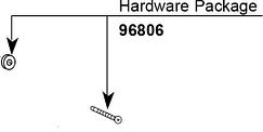 Moen 96806 Hardware kit