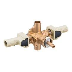 Moen M-Pact 62330 Includes bulk pack Posi-Temp(R) 1/2" CPVC cpvc inlets/cc outlets connection pressure balancing