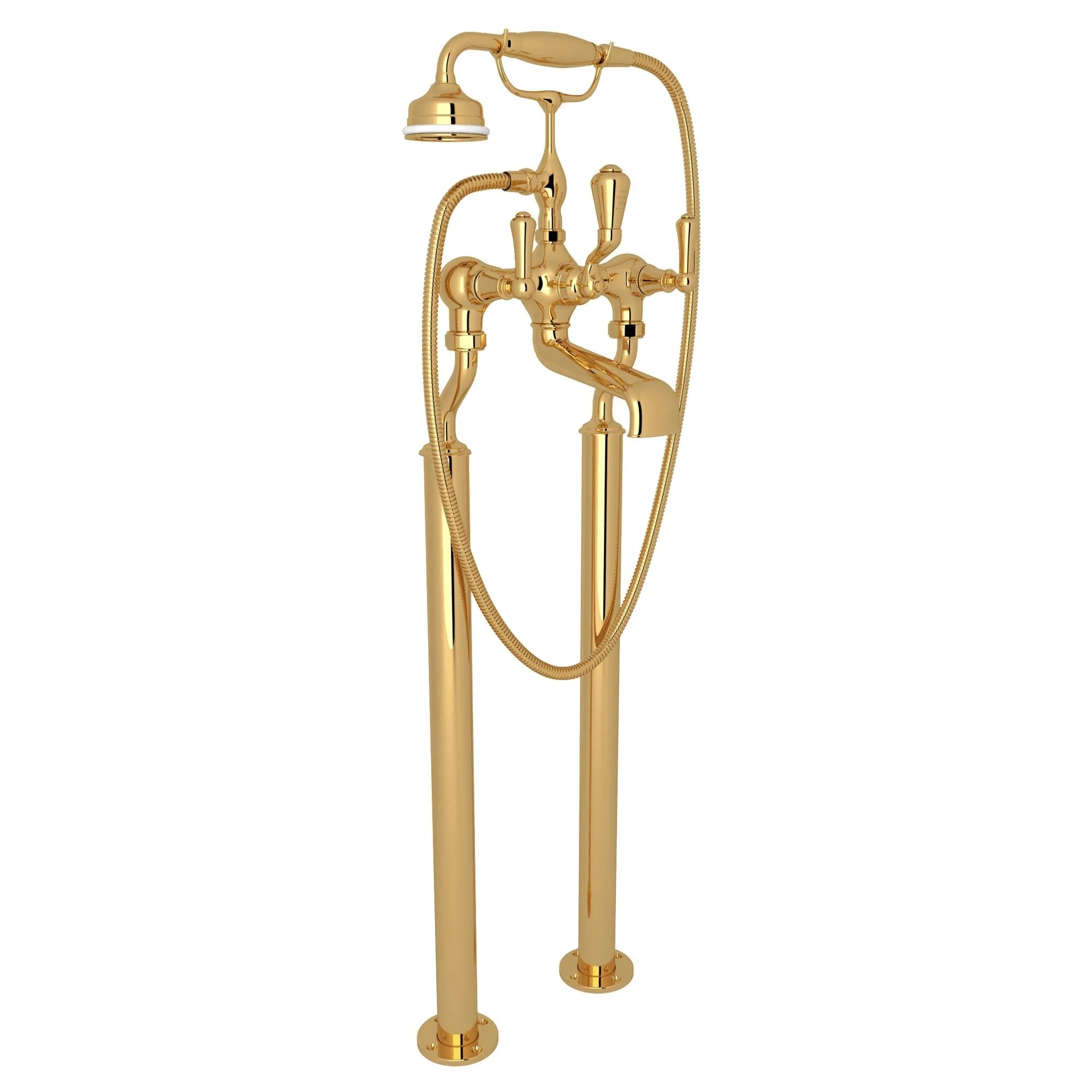 Perrin & Rowe U.3012 Georgian Era Floor Mount Tub Filler - Image 3