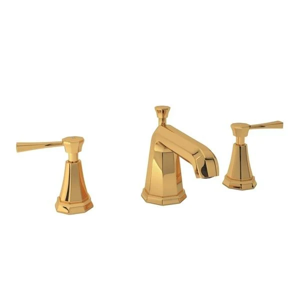 Perrin & Rowe U.3141 Deco Widespread Lavatory Faucet - Image 2