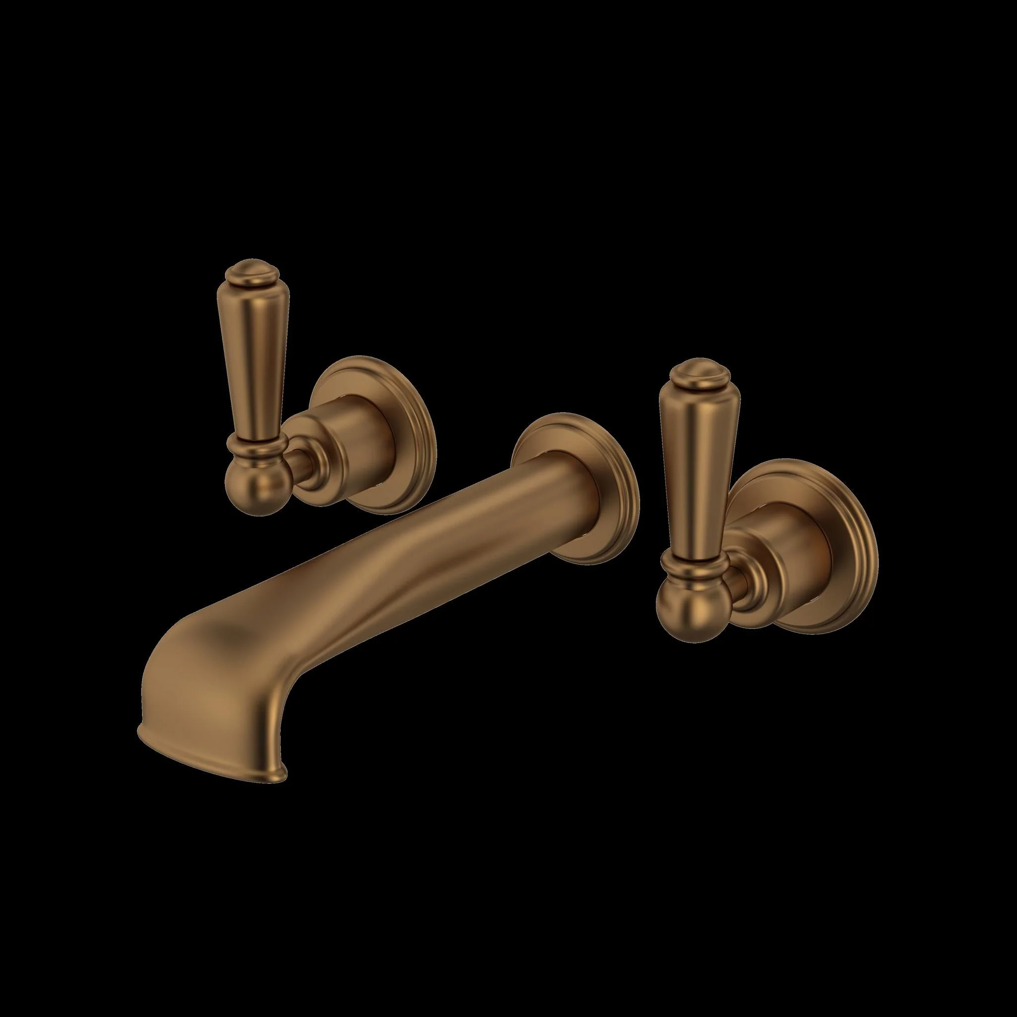 Perrin & Rowe U.3580 Edwardian Wall Mount Tub Filler - Image 2