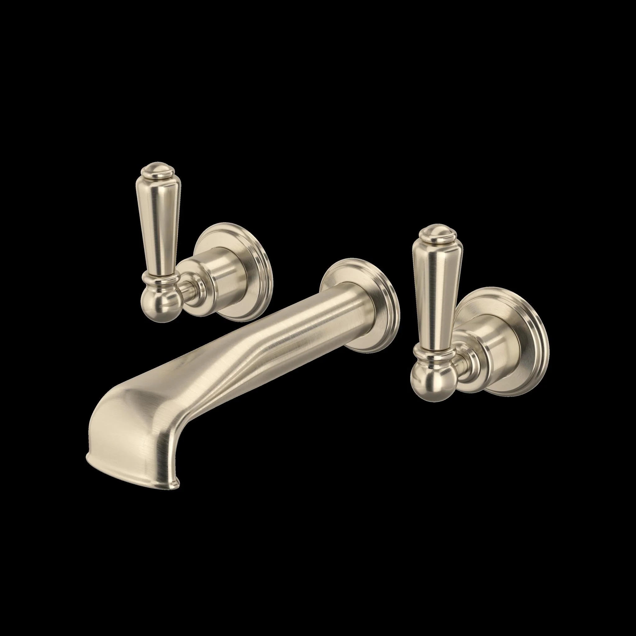 Perrin & Rowe U.3580 Edwardian Wall Mount Tub Filler - Image 5