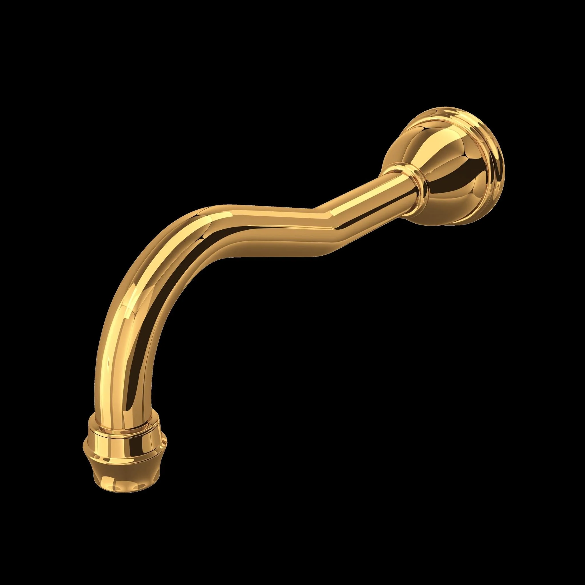 Perrin & Rowe U.3785 Edwardian Wall Mount Tub Spout - Image 3