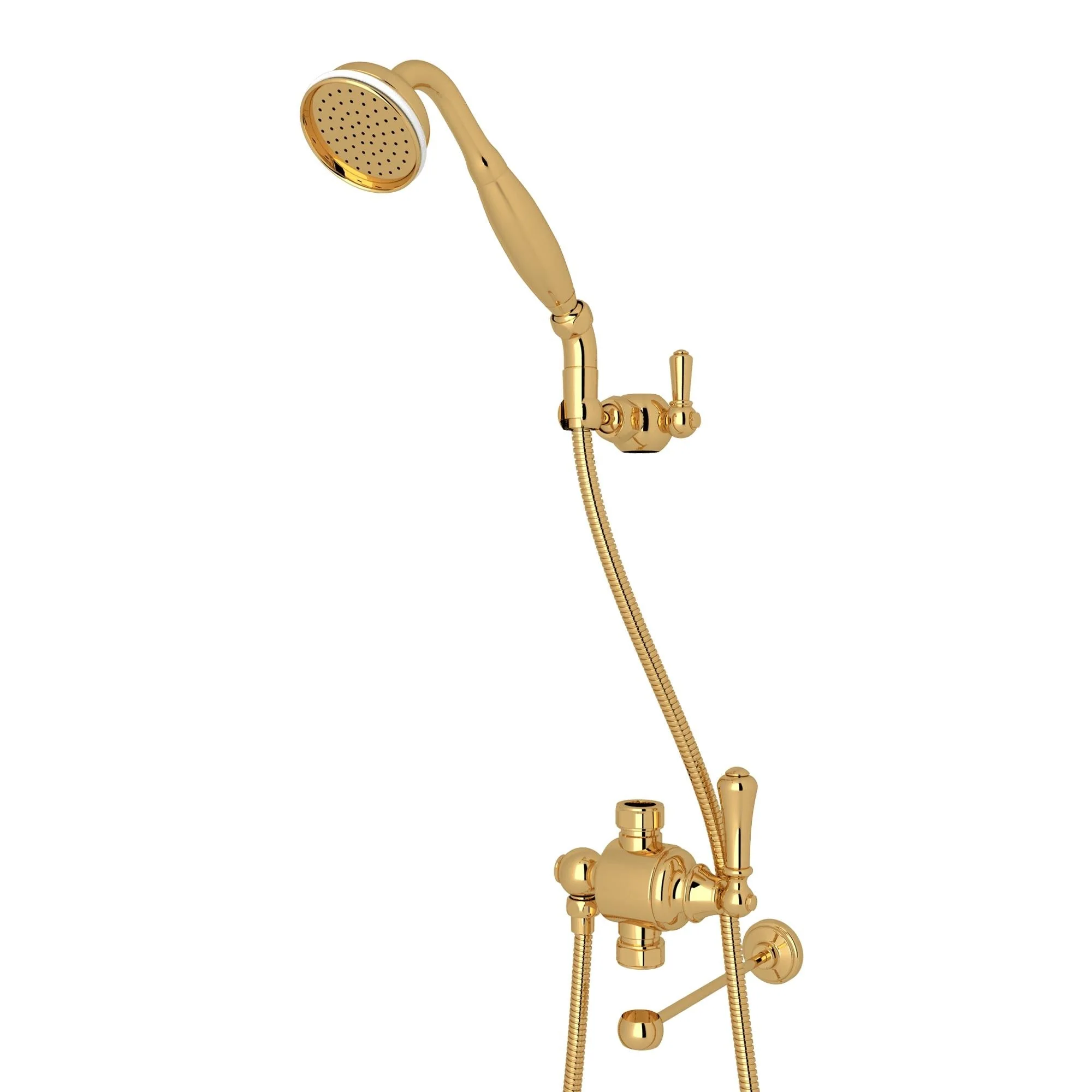 Perrin & Rowe U.5783N Riser Diverter With Handshower, Hose, And Parking Bracket - Image 3